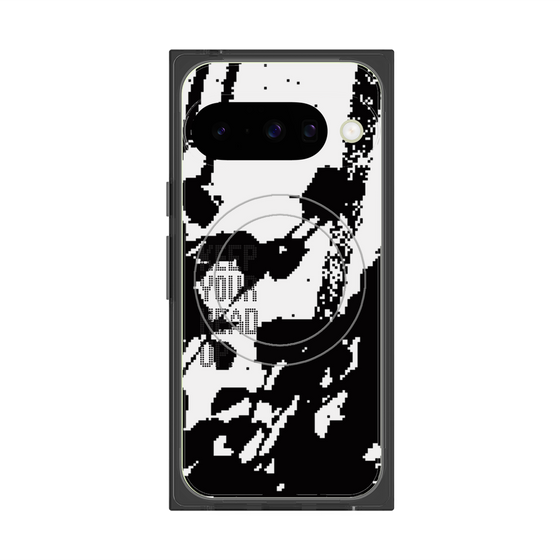 Premium Square Case with Pixelsnap［ Original - Dot Overlay - KEEP YOUR HEAD UP/C ］