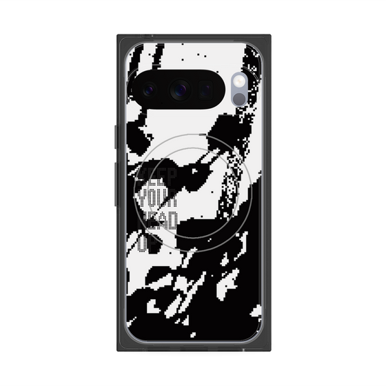 Premium Square Case with Pixelsnap［ Original - Dot Overlay - KEEP YOUR HEAD UP/C ］