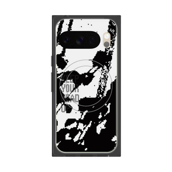 Premium Square Case with Pixelsnap［ Original - Dot Overlay - KEEP YOUR HEAD UP/C ］