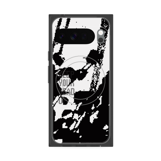 Premium Square Case with Pixelsnap［ Original - Dot Overlay - KEEP YOUR HEAD UP/C ］