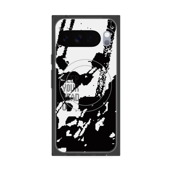 Premium Square Case with Pixelsnap［ Original - Dot Overlay - KEEP YOUR HEAD UP/C ］