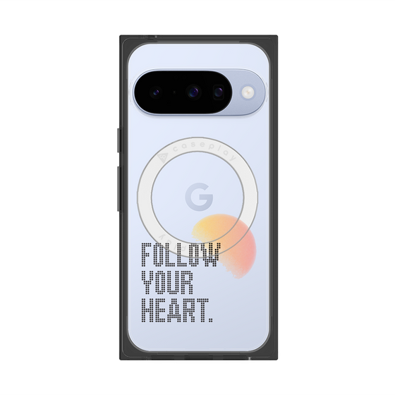 Premium Square Case with Pixelsnap［ Original - Dot Overlay - FOLLOW YOUR HEART/A ］