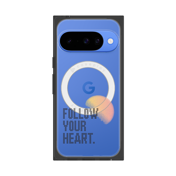 Premium Square Case with Pixelsnap［ Original - Dot Overlay - FOLLOW YOUR HEART/A ］