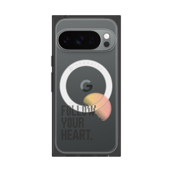 Premium Square Case with Pixelsnap［ Original - Dot Overlay - FOLLOW YOUR HEART/A ］