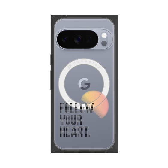 Premium Square Case with Pixelsnap［ Original - Dot Overlay - FOLLOW YOUR HEART/A ］