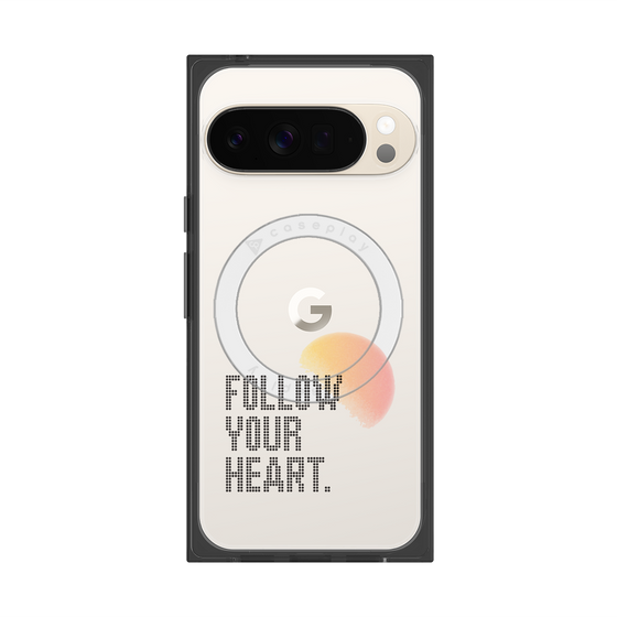 Premium Square Case with Pixelsnap［ Original - Dot Overlay - FOLLOW YOUR HEART/A ］