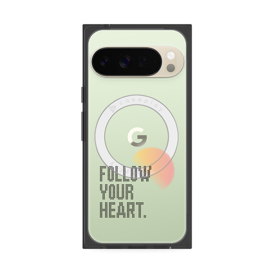 Premium Square Case with Pixelsnap［ Original - Dot Overlay - FOLLOW YOUR HEART/A ］