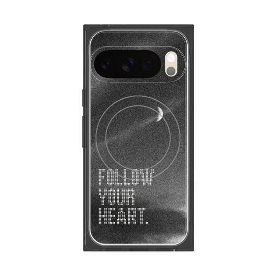 Premium Square Case with Pixelsnap［ Original - Dot Overlay - FOLLOW YOUR HEART/B ］