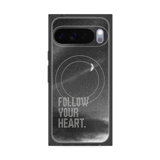 Premium Square Case with Pixelsnap［ Original - Dot Overlay - FOLLOW YOUR HEART/B ］