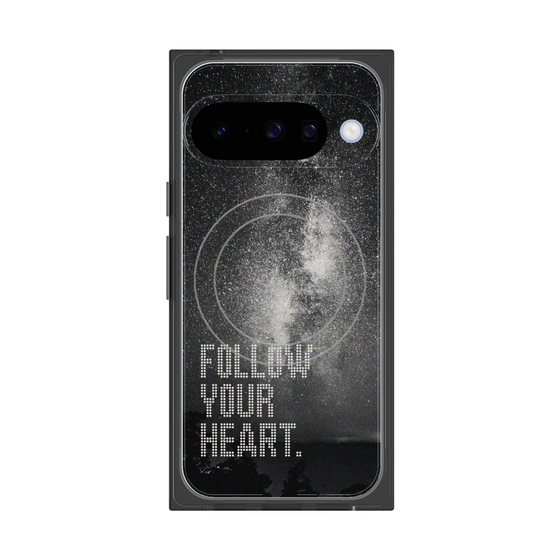 Premium Square Case with Pixelsnap［ Original - Dot Overlay - FOLLOW YOUR HEART/C ］