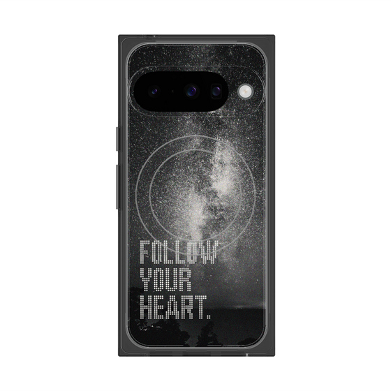 Premium Square Case with Pixelsnap［ Original - Dot Overlay - FOLLOW YOUR HEART/C ］