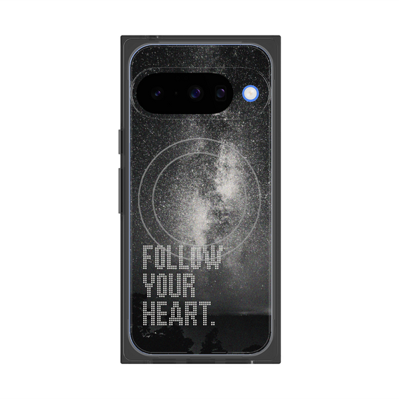Premium Square Case with Pixelsnap［ Original - Dot Overlay - FOLLOW YOUR HEART/C ］