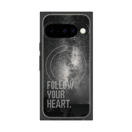 Premium Square Case with Pixelsnap［ Original - Dot Overlay - FOLLOW YOUR HEART/C ］