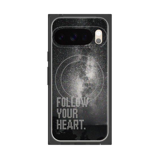 Premium Square Case with Pixelsnap［ Original - Dot Overlay - FOLLOW YOUR HEART/C ］