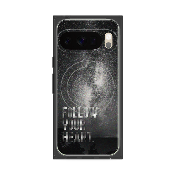Premium Square Case with Pixelsnap［ Original - Dot Overlay - FOLLOW YOUR HEART/C ］