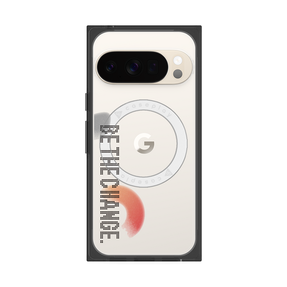 Premium Square Case with Pixelsnap［ Original - Dot Overlay - BE THE CHANGE/A ］