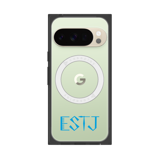 Premium Square Case with Pixelsnap［ Original - ESTJ Executive - Alphabet ］