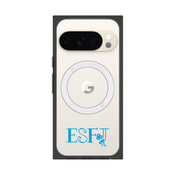 Premium Square Case with Pixelsnap［ Original - ESFJ Consul - Alphabet ］