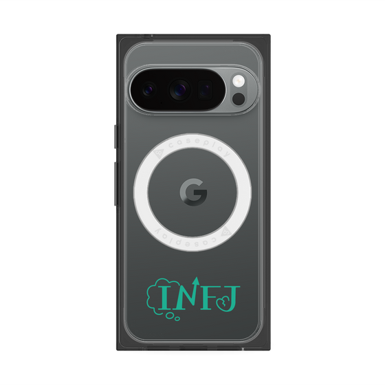 Premium Square Case with Pixelsnap［ Original - INFJ Advocate - Alphabet ］