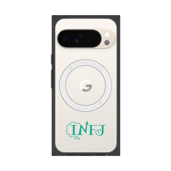 Premium Square Case with Pixelsnap［ Original - INFJ Advocate - Alphabet ］