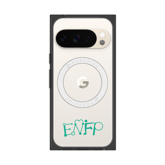 Premium Square Case with Pixelsnap［ Original - ENFP Campaigner - Alphabet ］