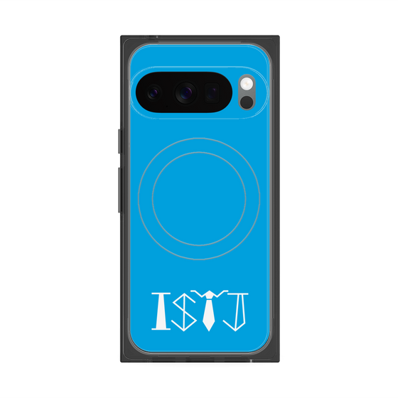 Premium Square Case with Pixelsnap［ Original - ISTJ Logistician - Alphabet - Blue ］