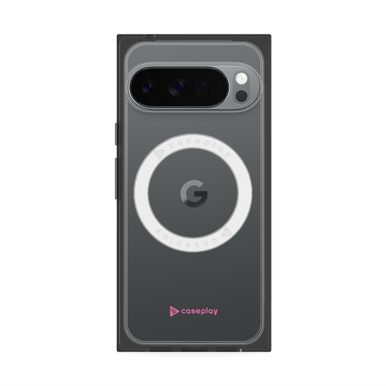 Premium Square Case with Pixelsnap［ Original - CASEPLAY Logo - Pink/A ］