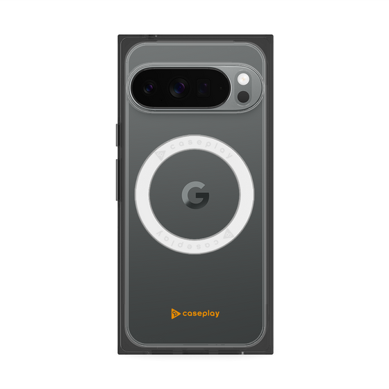 Premium Square Case with Pixelsnap［ Original - CASEPLAY Logo - Orange/A ］