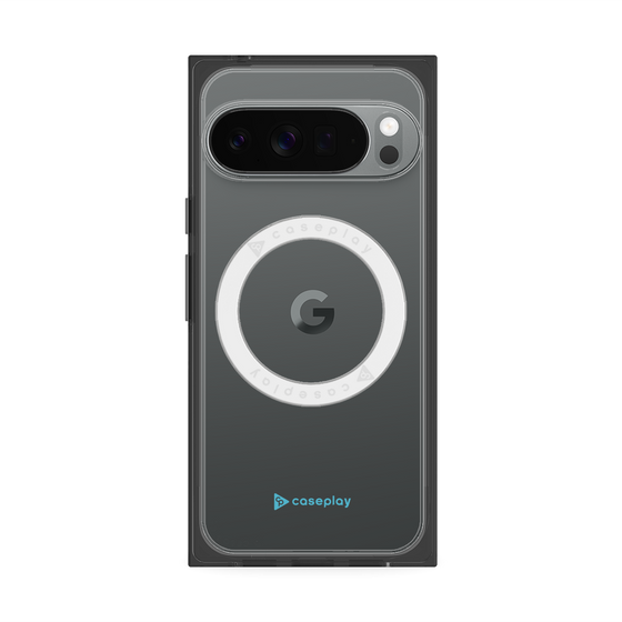 Premium Square Case with Pixelsnap［ Original - CASEPLAY Logo - Light Blue/A ］