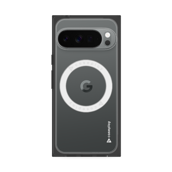 Premium Square Case with Pixelsnap［ Original - CASEPLAY Logo - White/B ］