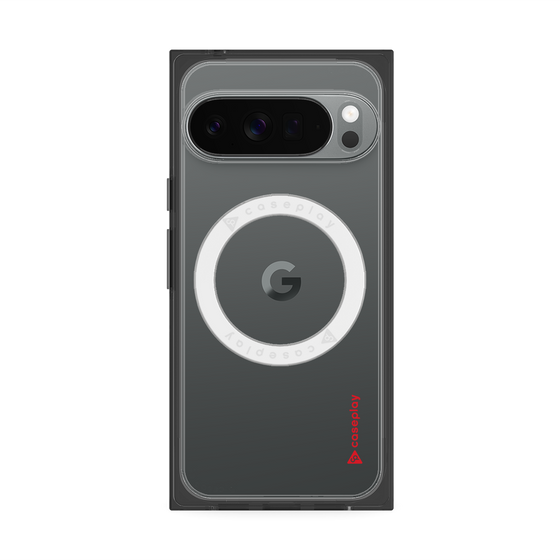 Premium Square Case with Pixelsnap［ Original - CASEPLAY Logo - Red/B ］