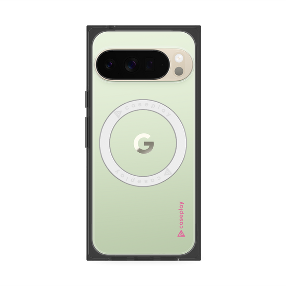 Premium Square Case with Pixelsnap［ Original - CASEPLAY Logo - Pink/B ］