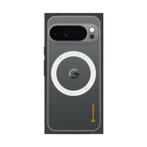 Premium Square Case with Pixelsnap［ Original - CASEPLAY Logo - Orange/B ］