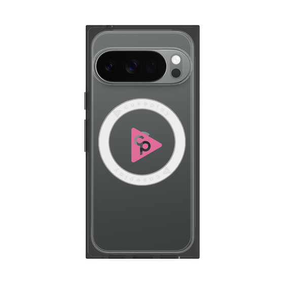 Premium Square Case with Pixelsnap［ Original - CASEPLAY Logo - Pink/C ］