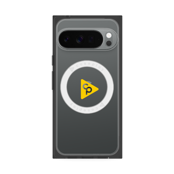 Premium Square Case with Pixelsnap［ Original - CASEPLAY Logo - Yellow/C ］