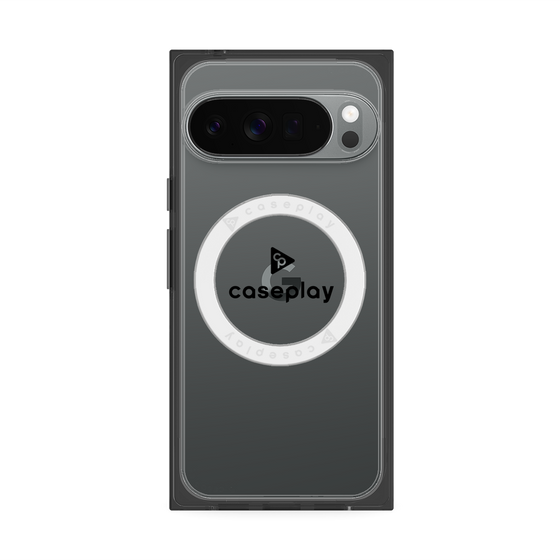 Premium Square Case with Pixelsnap［ Original - CASEPLAY Logo - Black/D ］