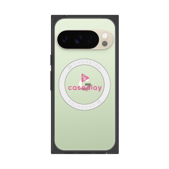 Premium Square Case with Pixelsnap［ Original - CASEPLAY Logo - Pink/D ］