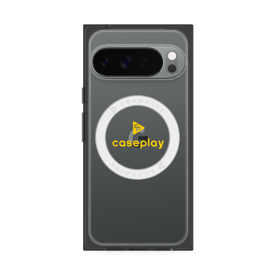 Premium Square Case with Pixelsnap［ Original - CASEPLAY Logo - Yellow/D ］