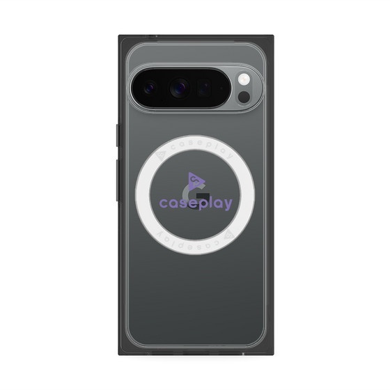 Premium Square Case with Pixelsnap［ Original - CASEPLAY Logo - Purple/D ］