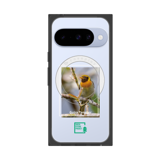 Premium Square Case with Pixelsnap［ Green Future Project - Guira Tanager ］