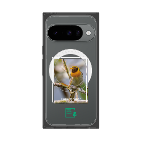 Premium Square Case with Pixelsnap［ Green Future Project - Guira Tanager ］