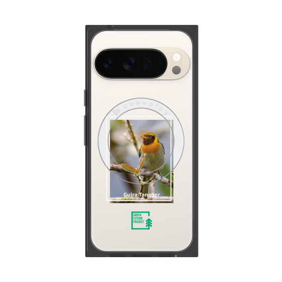 Premium Square Case with Pixelsnap［ Green Future Project - Guira Tanager ］
