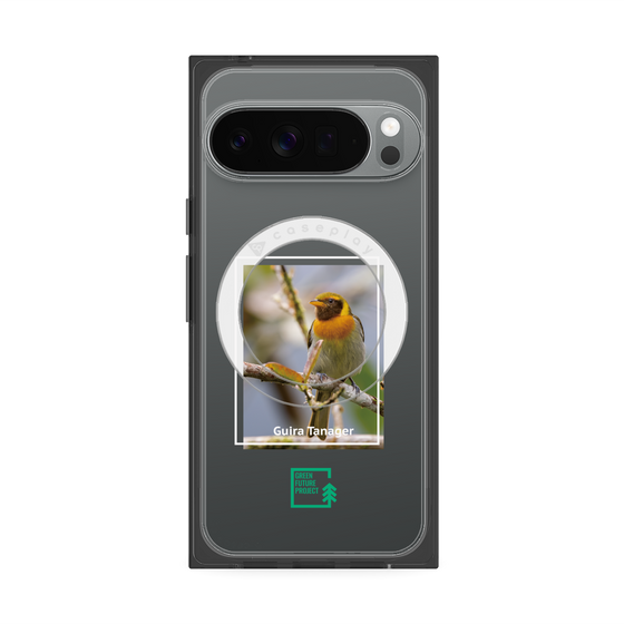 Premium Square Case with Pixelsnap［ Green Future Project - Guira Tanager ］
