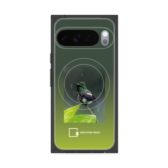 Premium Square Case with Pixelsnap［ Green Future Project - Butterfly Coquette ］