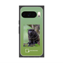 Premium Square Case with Pixelsnap［ Green Future Project - Black-mantled Tamarin ］