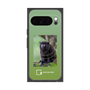 Premium Square Case with Pixelsnap［ Green Future Project - Black-mantled Tamarin ］
