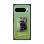 Premium Square Case with Pixelsnap［ Green Future Project - Black-mantled Tamarin ］