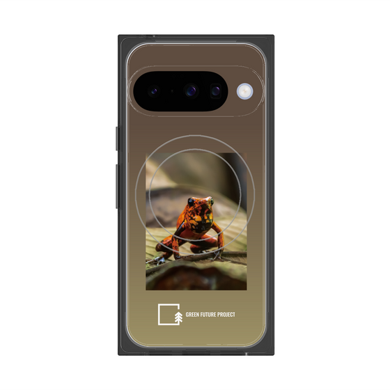 Premium Square Case with Pixelsnap［ Green Future Project - Poison-dart Frogs ］