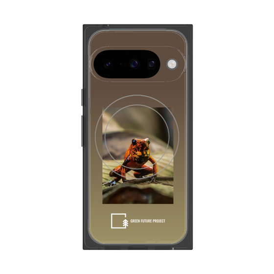 Premium Square Case with Pixelsnap［ Green Future Project - Poison-dart Frogs ］