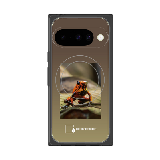 Premium Square Case with Pixelsnap［ Green Future Project - Poison-dart Frogs ］
